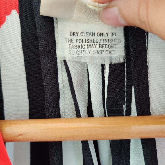 VINTAGE SALLY BROWNE|| VERTICAL STRIPED OVERSHIRT/ SHRUG SIZE 12 - Picture 13 of 15